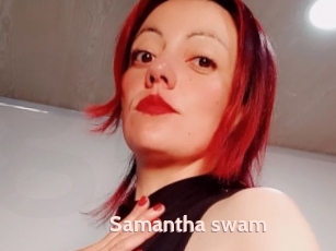 Samantha_swam